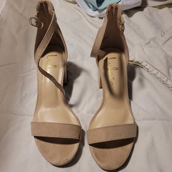 Lulus Shoes - Lulu's Tan Heels Harper